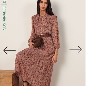 Beautiful multi season floral midi dress